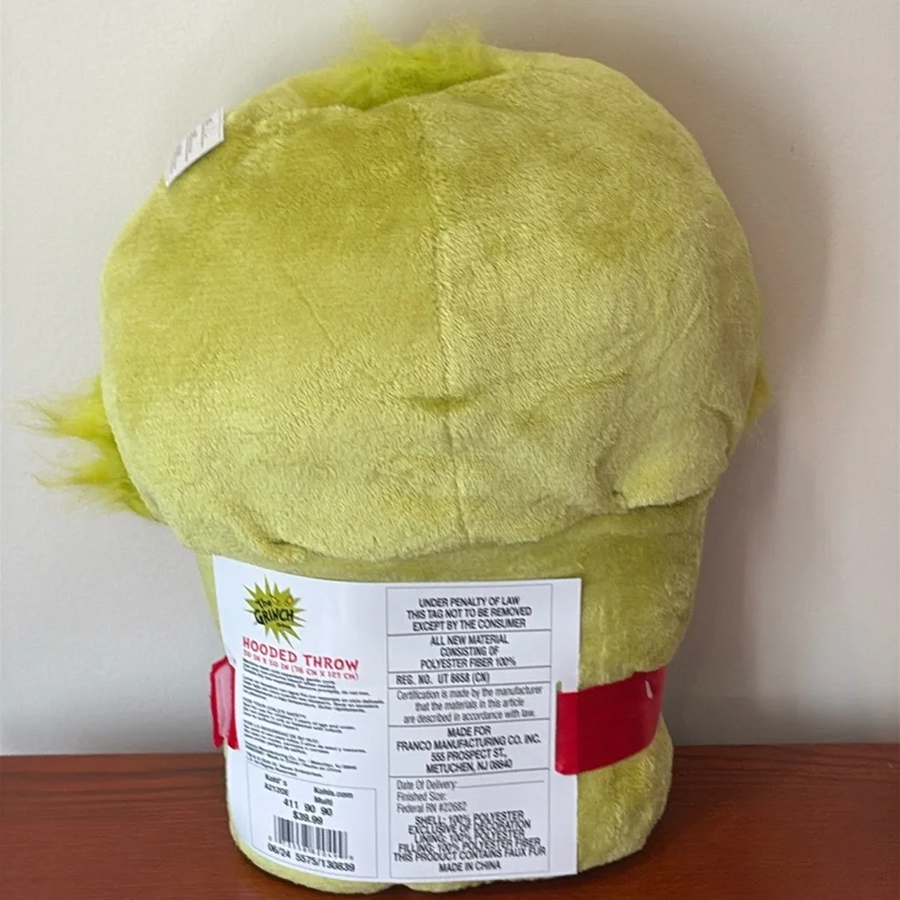 Grinch Hooded Throw / Blanket